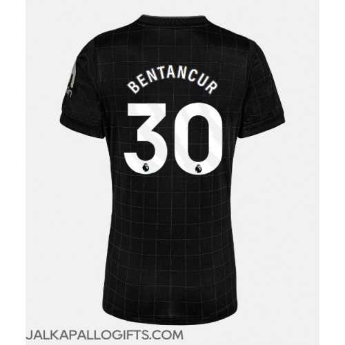 Tottenham Hotspur Rodrigo Bentancur #30 Vieraspaita Naiset 2025-26 Lyhythihainen